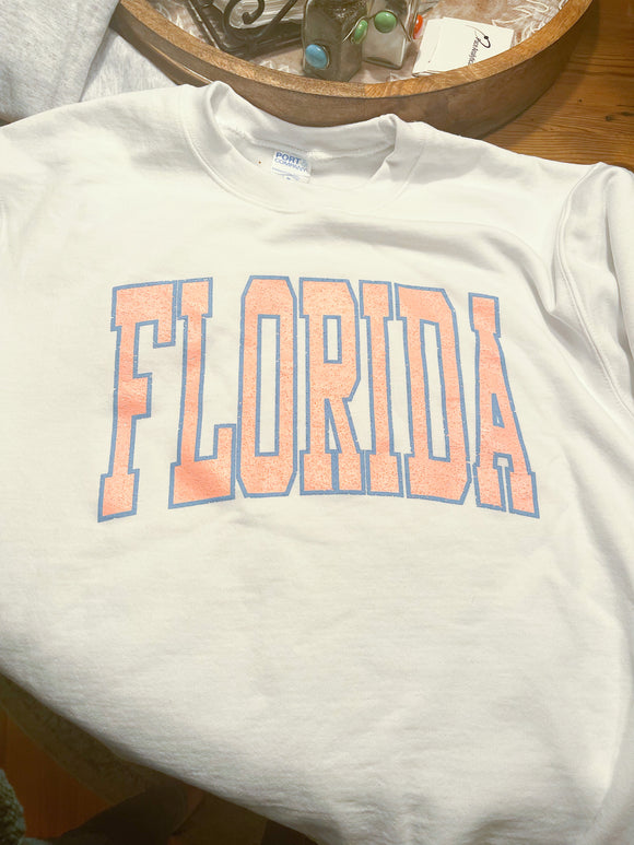 White Florida Sweatshirt